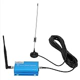 Repeater Signalverstärker, Handy Signalverstärker Repeater+ Außenantenne+ Montagezubehör Set, mit 10 m Saugerkabel Kleines Antennenset N-K, AC110-240V DC12V