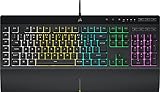 CORSAIR K55 RGB PRO- Layout: PT-PT - RGB-Foundation-Licht, sechs Makro-Com-Integration-Software-Tasten Elgato Stream Deck, IP42, Puls-Pause