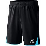 Erima Herren Short Classic 5-C Shorts Schwarz/Curacao M