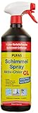 Pufas 5404000 Schimmelspray Antischimmelspray zum schnellen und gründlichen Entfernen von Schimmel, Grünbelägen, Stockflecken, Bakterien und Algen, 1L