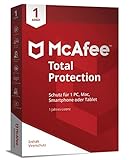 McAfee Total Protection 1 Device (Code in a Box)