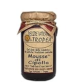 Rote Zwiebelmarmelade of Tropea - Karamellisiertes Chutney aus roten Zwiebeln - Perfekt für Käse – 100% Made Italy – typisches kalabrianisches Produkt – Delizie Vaticane Di Tropea – 230 g