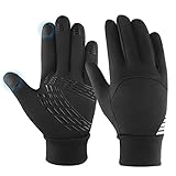 KELOYI Handschuhe Kinder Reithandschuhe Winter Fahrradhandschuhe Leichte Anti-Rutsch Laufen Handschuhe Touchscreen Handschuhe für Jungen und Mädchen-M