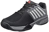 K-Swiss Performance Herren Express Light 2 HB Tennisschuh, Jet Black/Steel Gray/Spicy Orange, 46 EU