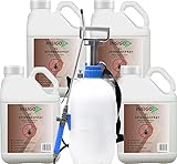 INSIGO Anti-Spinnenspray langzeitwirkung gegen Spinnen, Larven & Eier Spinnenabwehr auf Wasserbasis 4x5L + 5L Sprüher