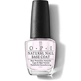 OPI Natural Nail Base Coat – Unterlack gegen Verfärbungen – verlängert die Haltbarkeit von Nagellack – mit extra breitem ProWide Pinsel für einen perfekten Auftrag