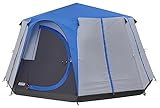 Coleman Octagon 8 Personen Kuppelzelt, blau-Grau, (LxBxH): 418 x 418 x 215 cm, wasserdicht WS 2000mm