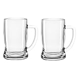 Leonardo 049457 - Bierseidel - Taverna - Glas/klar - 0,33l - spülmaschinenfest - 2 er Set