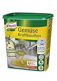 Knorr Gemüse Kraftbouillon (Gemüsebrühe mit Suppengrün, rein pflanzlich, vegan) 1er Pack (1 x 1 kg)