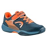 HEAD Unisex-Youth Sprint Velcro 3.0 Kids BSOR Tennisschuh, blau/orange, 34.5