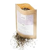 Livella Bio Kräuter Stilltee - Naturbelassen - 80g loser Kräutertee mit Bockshornkleesamen und Zitronenverbene - 100% Bio Stilltee - Bockshornklee Tee