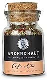 Ankerkraut Aglio e Olio, italienische Gewürzmischung für Pasta und klassische Spaghetti-Nudeln, 50g im Korkenglas