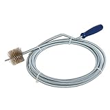 Silverline 342654 Drain Auger with Brush Silver 3m x 33mm