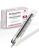 50x Einweglanzette, Kosmetex Milienlanzette, Blutlanzette, sterile Stainless Steel Lanzette