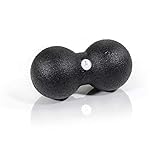 High Pulse® Massageball inkl. Übungsposter – Doppelbal für eine gezielte, tiefenwirksame Massage und Regeneration der Muskeln im Nacken und Rücken (8 cm oder 12 cm)