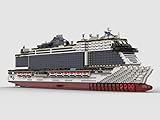 Flugzeugträger Spielzeug Schiff Bausteine, Seaside EVO-class ship Marine Armee Waffe Kriegsschiff Maßstab 1:375 Modulare Militär Schlachtschiff Bausätze(6270Pieces)