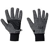 Jack Wolfskin Erwachsene Stormlock Knit Handschuhe Unisex, Phantom, L