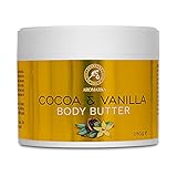 Kakao & Vanille Körperbutter 250g - Bodybutter - Natürliche Body Butter - Körper Butter für Sehr Trockene Haut - Hautpflege - Handpflege - Feuchtigkeitspflege - Vanille Bodybutter