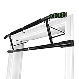 Powerball (NEU) Verstellbare Door Pull Up Bar Vielseitiges Heimtrainingsgerät zum Muskelaufbau und zur Muskelstärkung - spurenlos, Keine Schrauben erforderlich (verstellbar) (EVO Door Pull Up Bar)