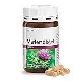 Sanct Bernhard Mariendistel-Kapseln mit 200 mg Mariendistel-Trockenextrakt, mit Cholin & Zink - 90 Kapseln für 3 Monate