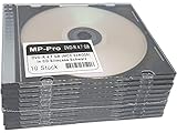 DVD Rohlinge 4,7 GB 16x DVD-R in Slimcase CD Hüllen Schwarz - 10er Pack