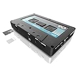 Reloop Tape 2 - Audio Recorder im stylischen Kassetten-Retro-Look, Input Gain-Regler mit 2-farbigem LED Feedback, WAV oder MP3