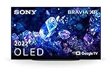 Sony XR-48A90K/P BRAVIA XR 48 Zoll Fernseher (OLED , 4K Ultra HD, High Dynamic Range (HDR), Smart TV (Google TV), 2022 Modell), Titanschwarz