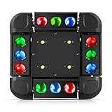 Moving Head 150W RGB discolicht Partylicht DMX512 Bühnenlichter Party lichter Stroboskoplicht für DJ Bars Club Hochzeit Weihnachten