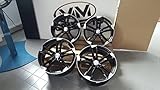 4 x 19 Zoll WH27 Alu Felgen 8,5x19 5x112 ET45 schwarz Front poliert kompatibel für Passat 6 7 8 3C Phaeton 3D Tiguan 5N Limo Kombi SUV Alufelgen Leichtmetallfelgen NEU mit ABE Gutachten