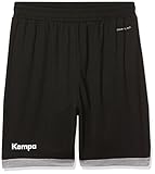 Kempa Kinder Core 2.0 Shorts, schwarz/dark grau melange, 164 (XS)