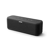 Anker Soundcore Boost Bluetooth Lautsprecher Upgrade mit fantastischem Sound, BassUp, 12 Std Wiedergabe, USB-C, IPX7 Wasserschutz, Kabelloser Lautsprecher mit individuellem EQ in App, Stereo-Pairing