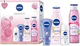 NIVEA Girls Stuff Set, verwöhnendes Beauty Set mit feuchtigkeitsspendenden Pflegeprodukten, Pflegeset mit Hand Creme, Deo und mehr