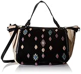 Desigual Damen Bols_july Tribu Libia Hand Bag, Schwarz, Einheitsgröße EU