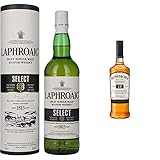 Laphroaig Select, Islay Single Malt Scotch Whisky 40% Vol, 700ml Einzelflasche & Bowmore 12 Jahre, Single Malt Scotch Whisky, mit Geschenkverpackung, 40% Vol, 700ml Einzelflasche