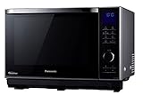 Panasonic NN-DS596MEPG Inverter Mikrowelle mit Dampfgarer (Dampf-/Kombinations-Mikrowelle mit Grill, Ober-/Unterhitze, 27 Liter) edelstahl-schwarz