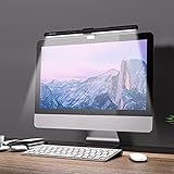 Computer Monitor Lampe, GlobaLink Schreibtischlampen Screen Bildschirmlampe Augenpflege E-Reading Lampe mit automatischer Dimmung und Farbtoneinstellung USB aufladen Kein Bildschirm Blendung- 40CM