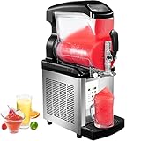 VEVOR Kommerzielle Slusheis Maschine, 6L Slush Eismaschine, 450W Slushy Maschine, slush Maker Maschine 1.6 Gal Food-Grade PC Tank Slush-Eis-Maschine für Hotels, Café, Hochzeit, Cocktails