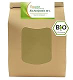 BIO Hanfprotein - 1 kg Vorratspack | Pflanzliches Eiweißpulver von Piowald | Vegan | Protein Pulver, Eiweisspulver aus Hanfsamen