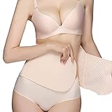 KuKiMa Body Shaper Bauchgurt nach Geburt Postpartale Bauchband Schwangerschaft Bauch High Elastischen Korsett Postpartum Support Gürtel Girdle für Frauen nach der Geburt, Beige