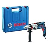 Bosch Professional Schlagbohrmaschine GSB 21-2 RCT (Bohr-Ø in Beton: 13 - 22 mm, 1300 Watt, Schnellspannbohrfutter: 13 mm, Tiefenanschlag: 210 mm, Zusatzhandgriff, im Koffer)