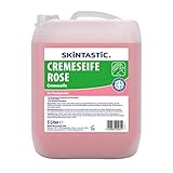 Skintastic Cremeseife Handseife rose - pH-hautneutral - dermatologisch getestet - 5 Liter