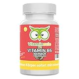 Vitamin B6 Kapseln - 25mg - hochdosiert - Qualität aus Deutschland - vegan - laborgeprüft - Pyridoxin ohne künstliche Zusätze - für Kinder geeignet - kleine Kapseln statt Tabletten - Vitamineule®