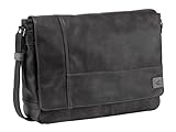 camel active, Laos, Herren, Schultertasche, one size , Schwarz, 40x13x28 cm