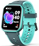 Kinder Smartwatch für Jungen und Mädchen, Fitness Aktivitäts Tracker Uhr IP68 wasserdichte, 19 Sportmodi, Herzfrequenz Schlafmonitor, Schrittzähler, Kindergeschenke für Teenager