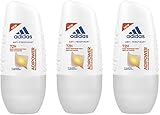 adidas Damenadipower Deo Roll-on, pH-hautfreundlich, 3x 50 ml