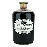 Hartmann Sondheim - bester Heidelbeerwein (1 Liter) 12,5% vol. Apothekerflasche