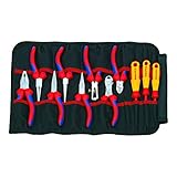 KNIPEX Werkzeug-Rolltasche 11-teilig 00 19 41, Mehrfarbig