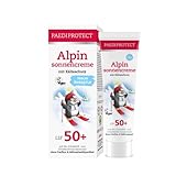 PAEDIPROTECT Alpinsonnencreme für Kinder und Erwachsene 30 ml LSF 50+, Sonnencreme Gesicht ideal für den Winter, Sonnenschutz mit Jojobaöl, parfümfrei & ohne Mikroplastik