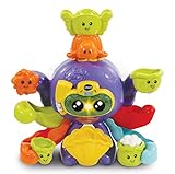 VTech Baby Badespaß Oktopus – Interaktives Badespielzeug, das spricht und singt – Für Kinder von 1-5 Jahren