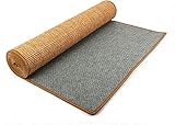 bimiti Teppich Läufer 80x300 cm, Sisal Teppich aus Naturfasern Sisal Teppich Läufer mit Bordüre rutschfest & Strapazierfähig, für küche Flur Schlafzimmer Wohnzimmer Büro